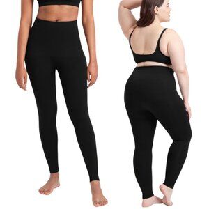 Shapermint Essentials Seamless Comfort Shaping Leggings Women's Large Black NWOT